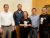Pesquisadores da Esalq e equipe organizadora na noite de 14 de maio Pesquisadores da Esalq e equipe organizadora na noite de 14 de maio